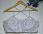 White Criss-Cross Strap Blouse