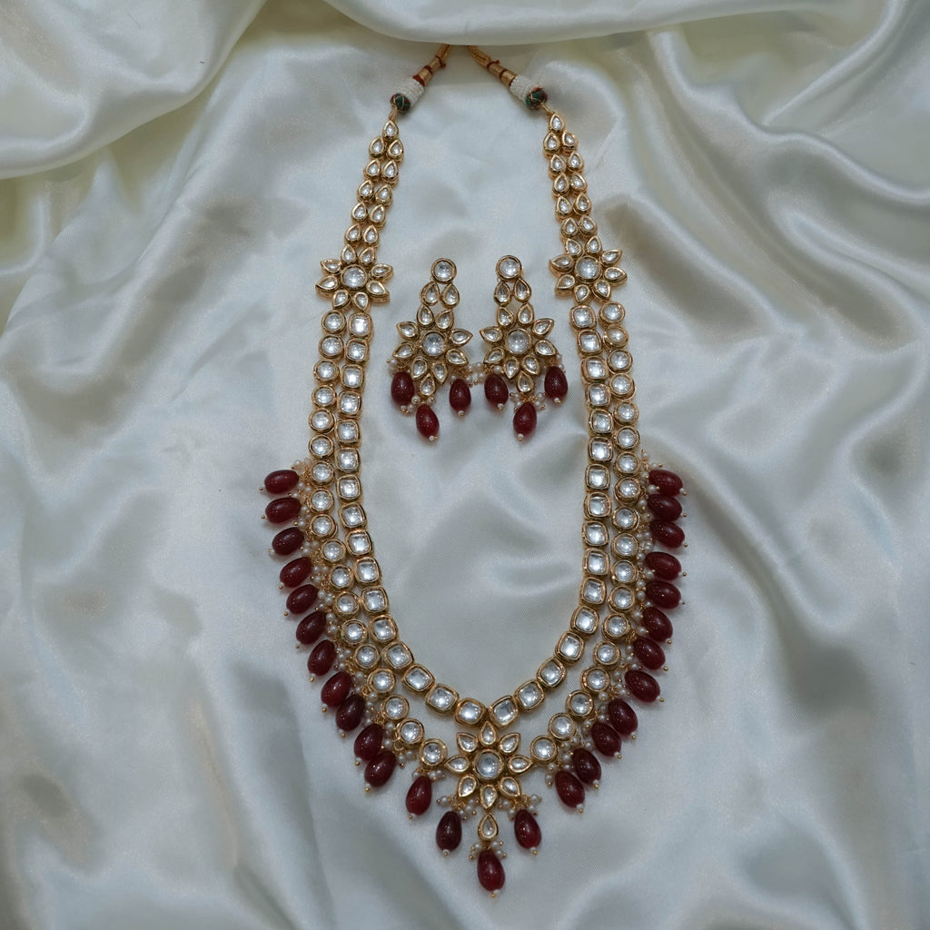 Floral Kundan Set