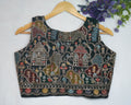 Heritage Motif Silk Blouse