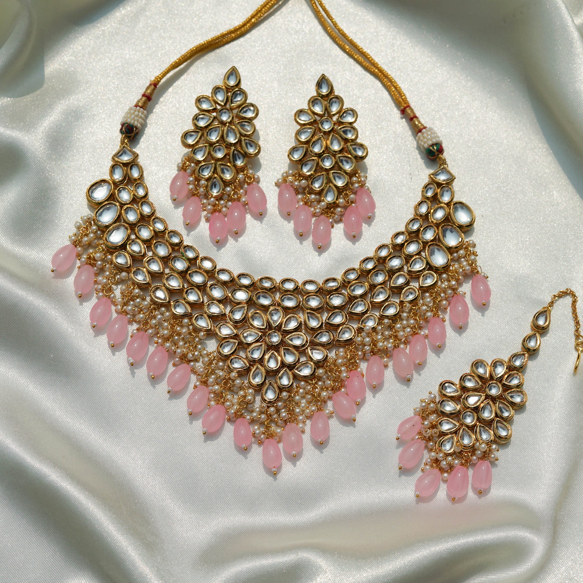 Blushing Kundan Petal Set