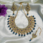 Sapphire Twilight Kundan Set
