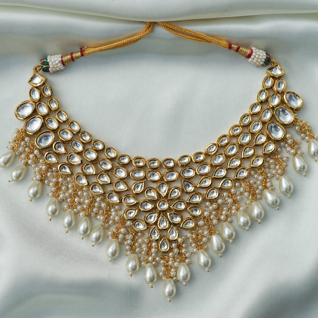 Pristine Pearl Kundan Bridal Set