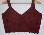 Lucknowi Embroidered Blouse