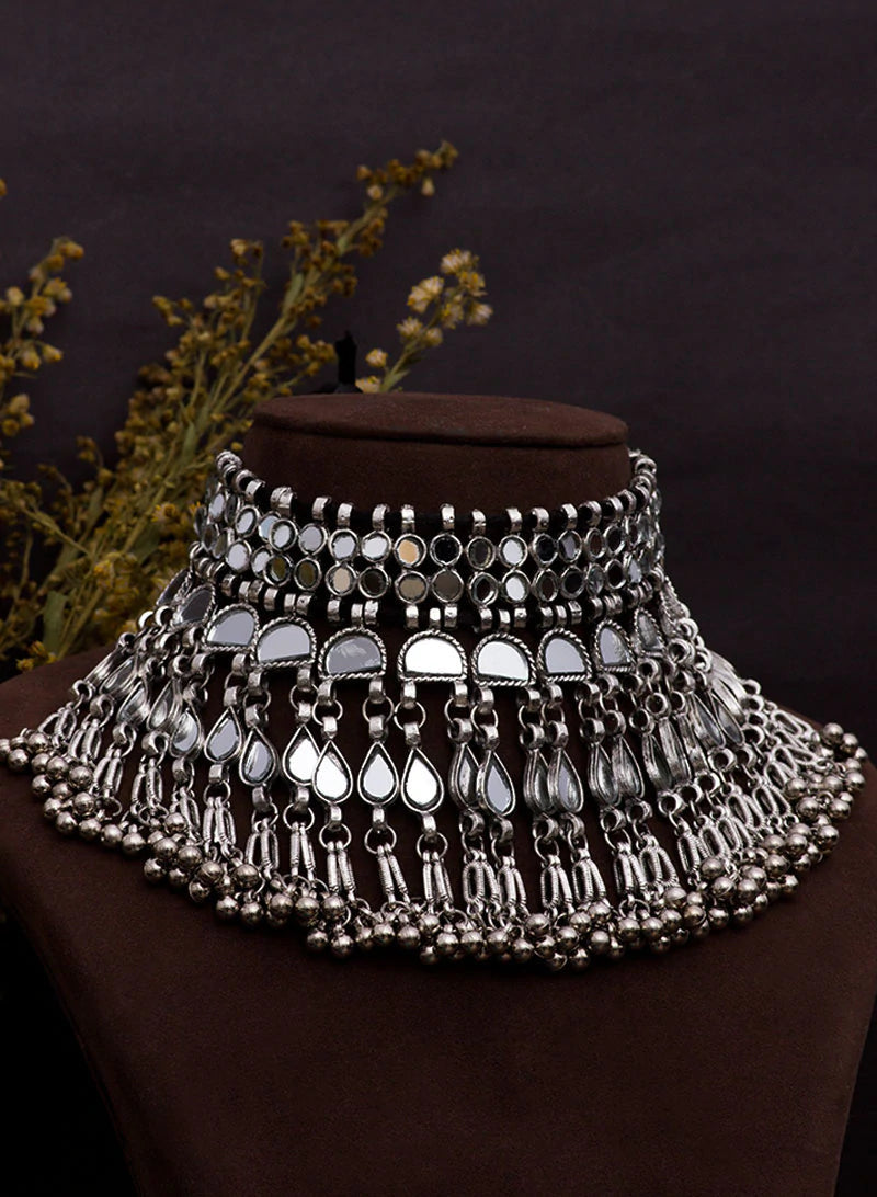 Mirror Choker Necklace