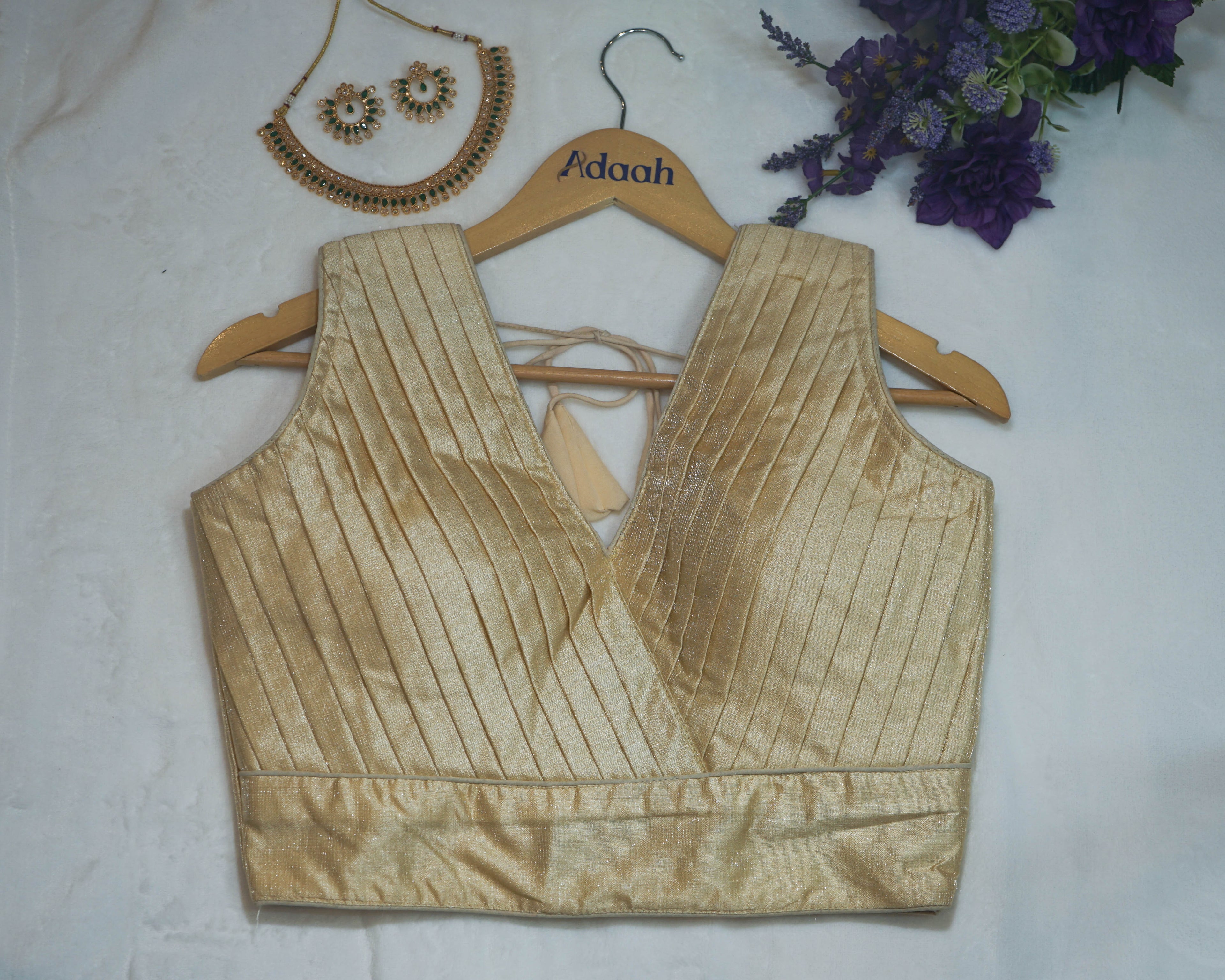 Pleated Blouse