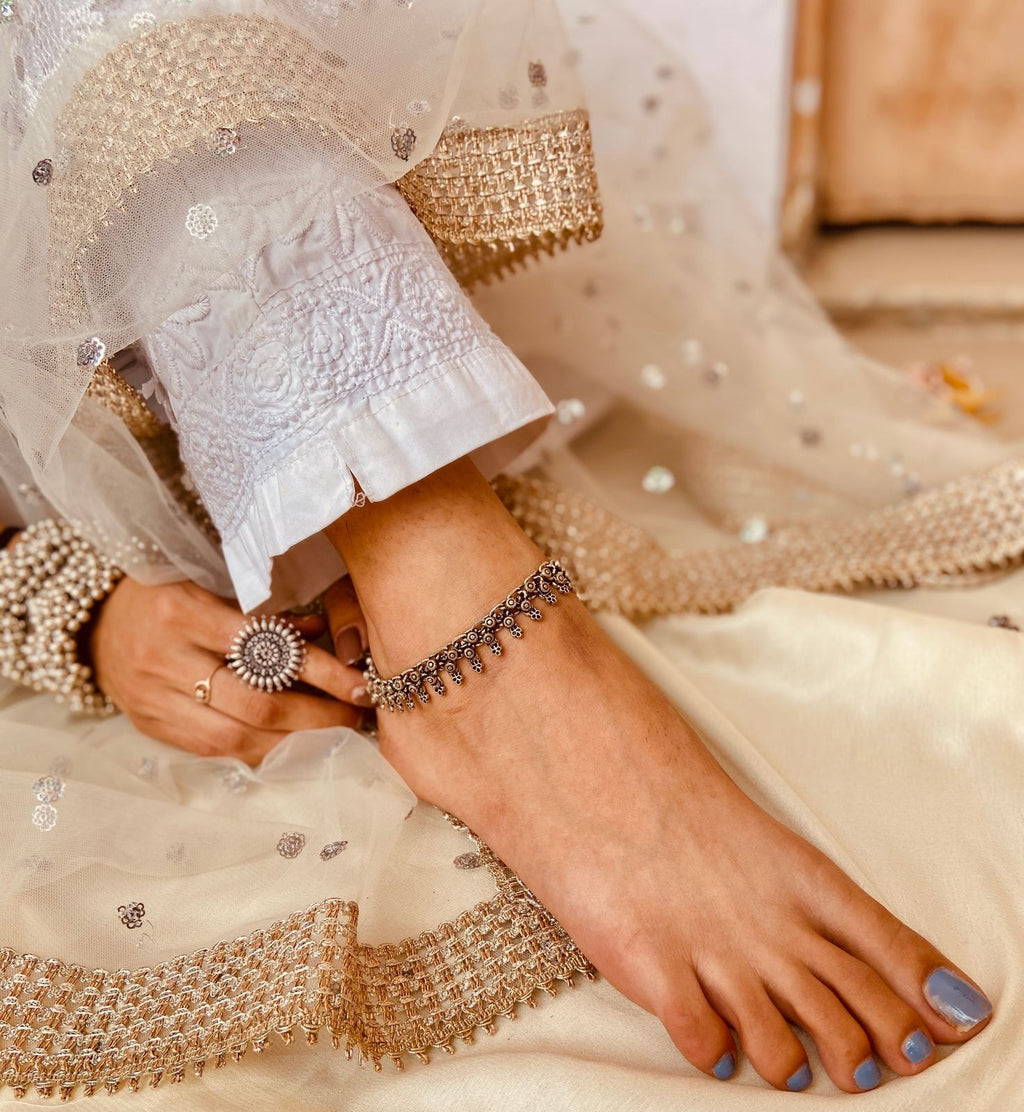 Silver Anklets