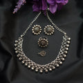 Silver Combo Necklace 4 Piece Set