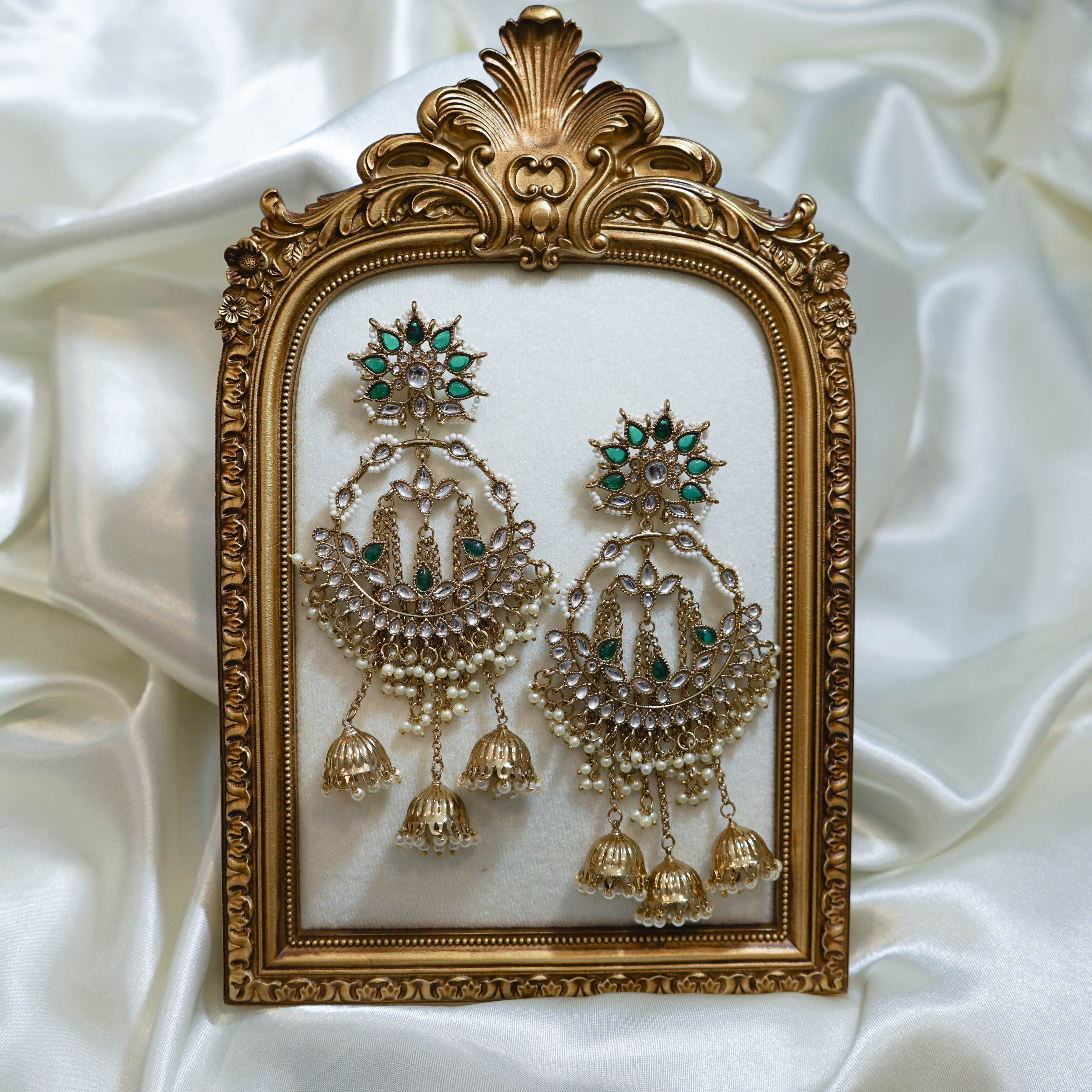 Stone Chandelier Earrings