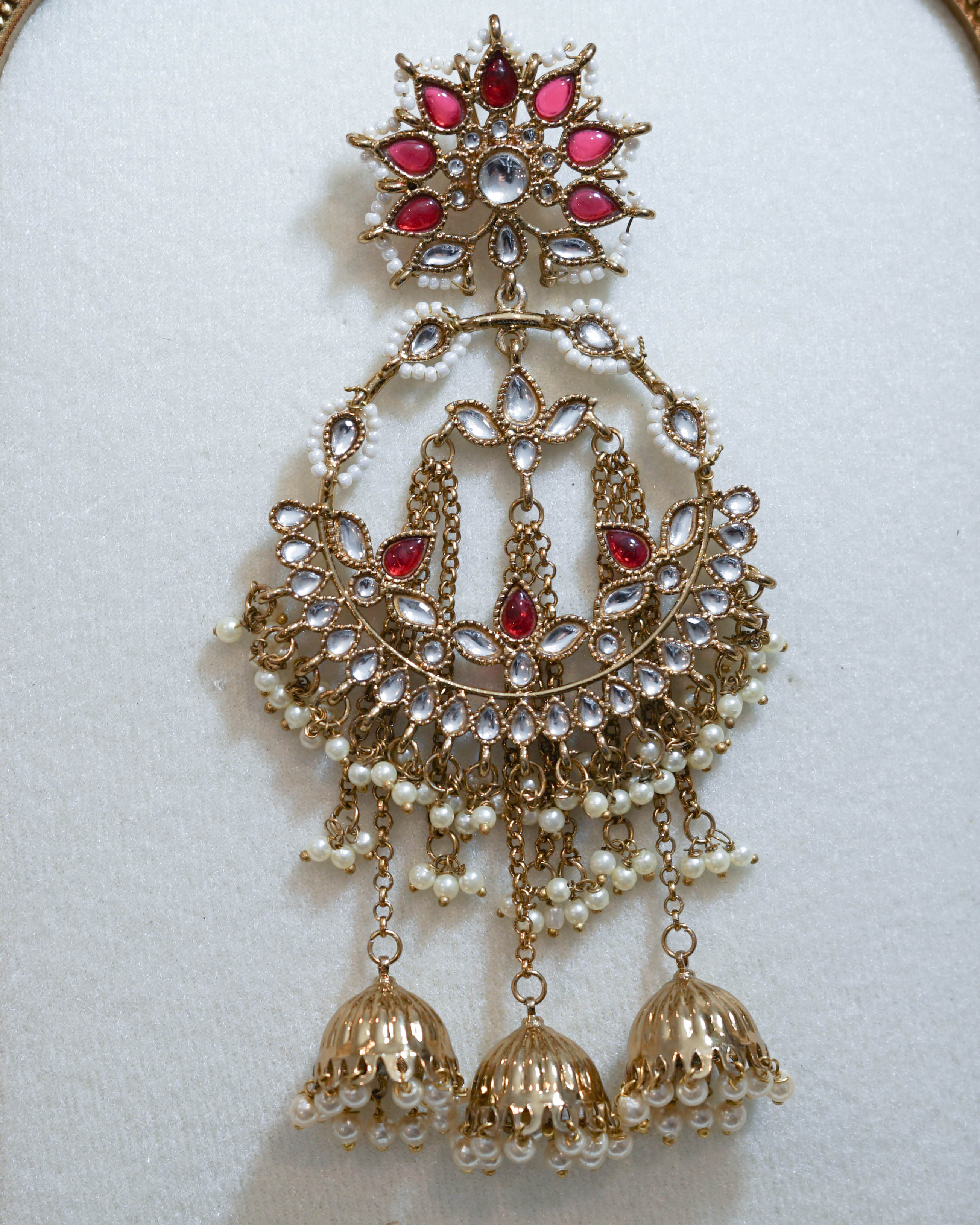 Stone Chandelier Earrings