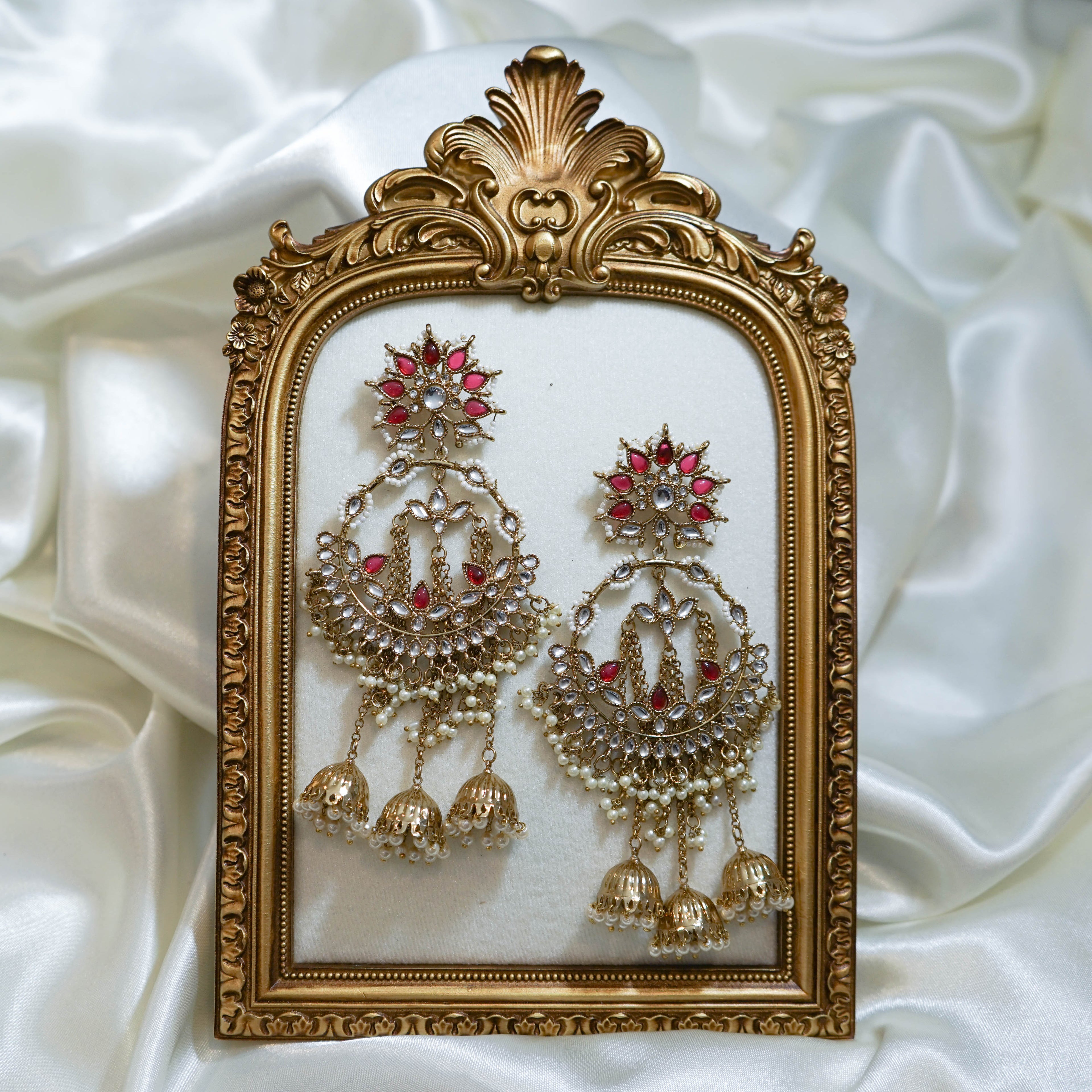 Stone Chandelier Earrings