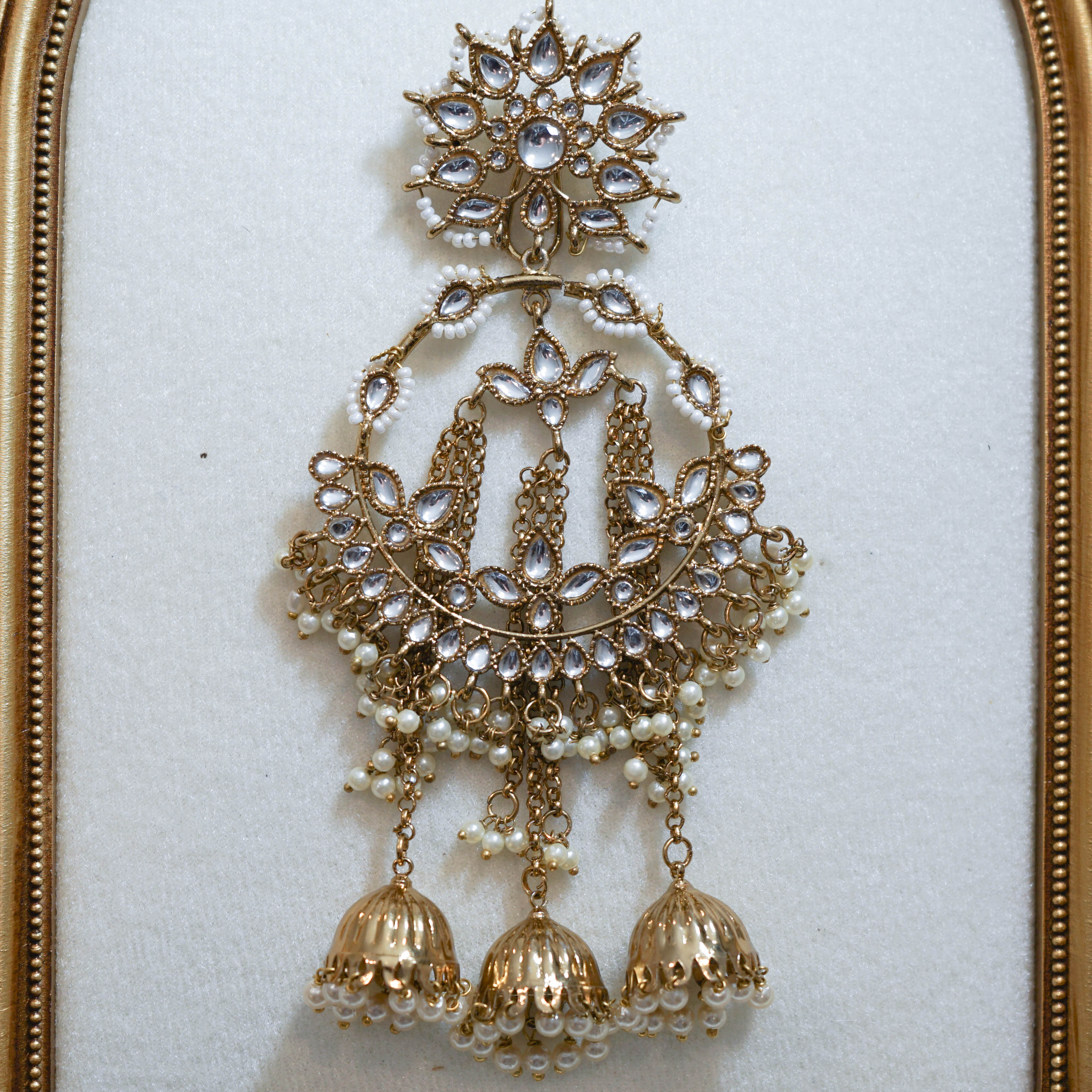 Stone Chandelier Earrings