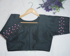 Divine Krishna Handwork Print Blouse