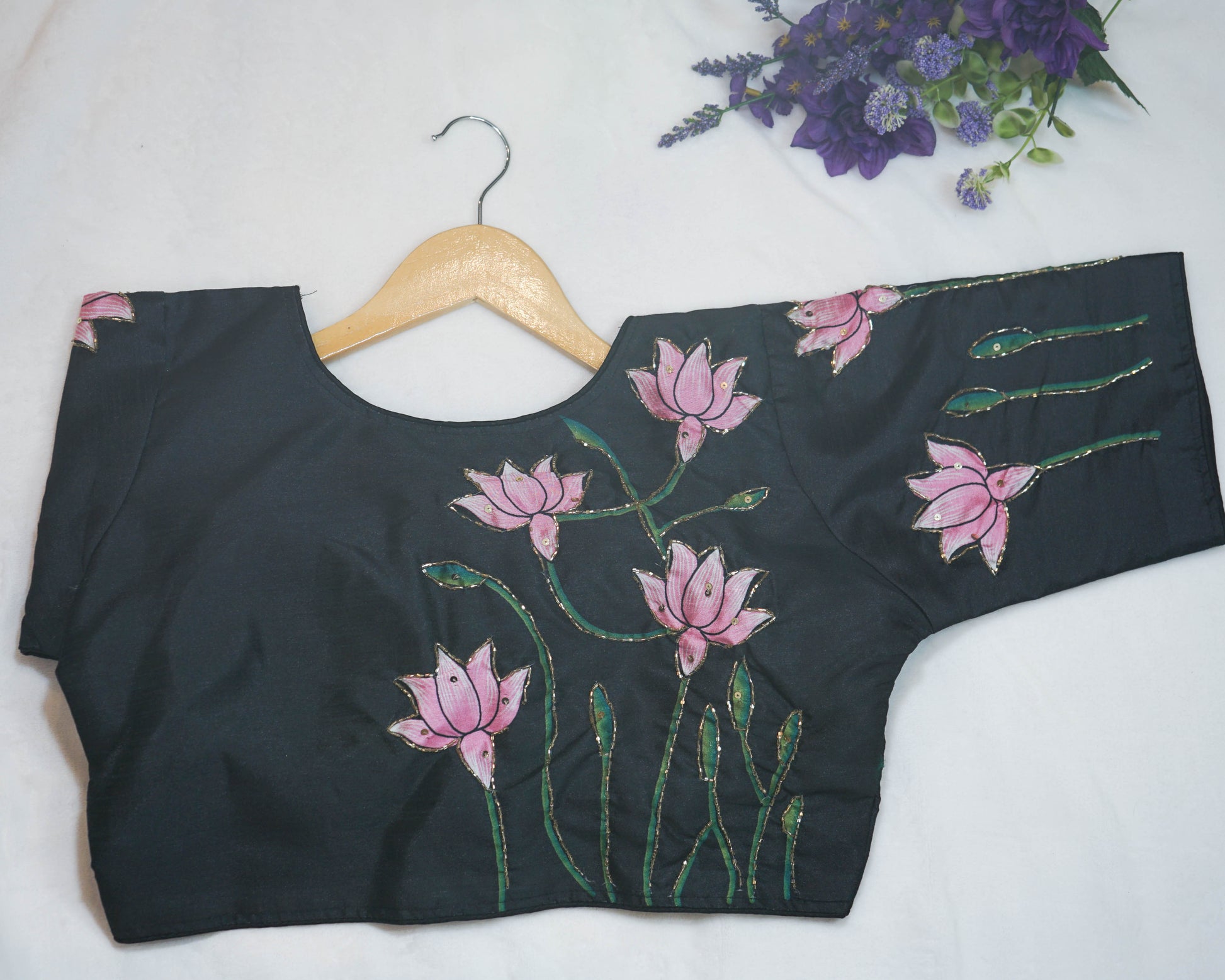 Flower Power Unique Handwork Blouse