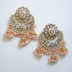 Flower Jhumka Tikka & Earrings Set