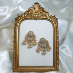 Flower Jhumka Tikka & Earrings Set