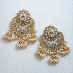 Flower Jhumka Tikka & Earrings Set
