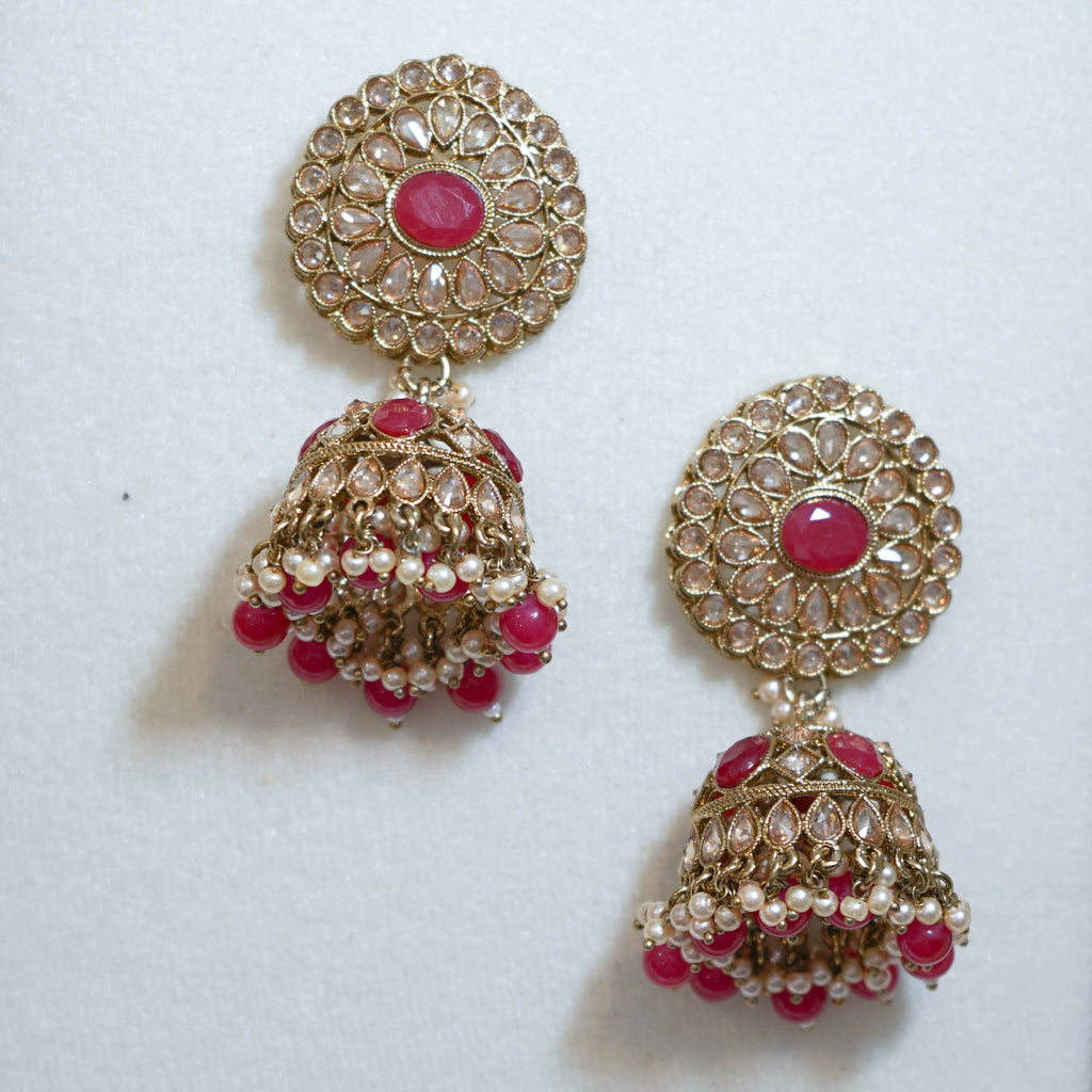 Jhumka Tikka & Earrings Set