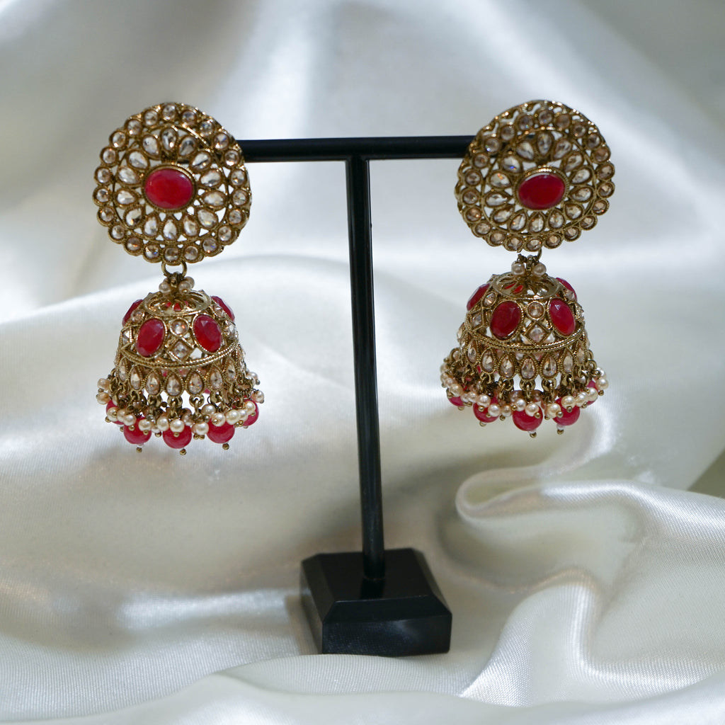 Jhumka Tikka & Earrings Set