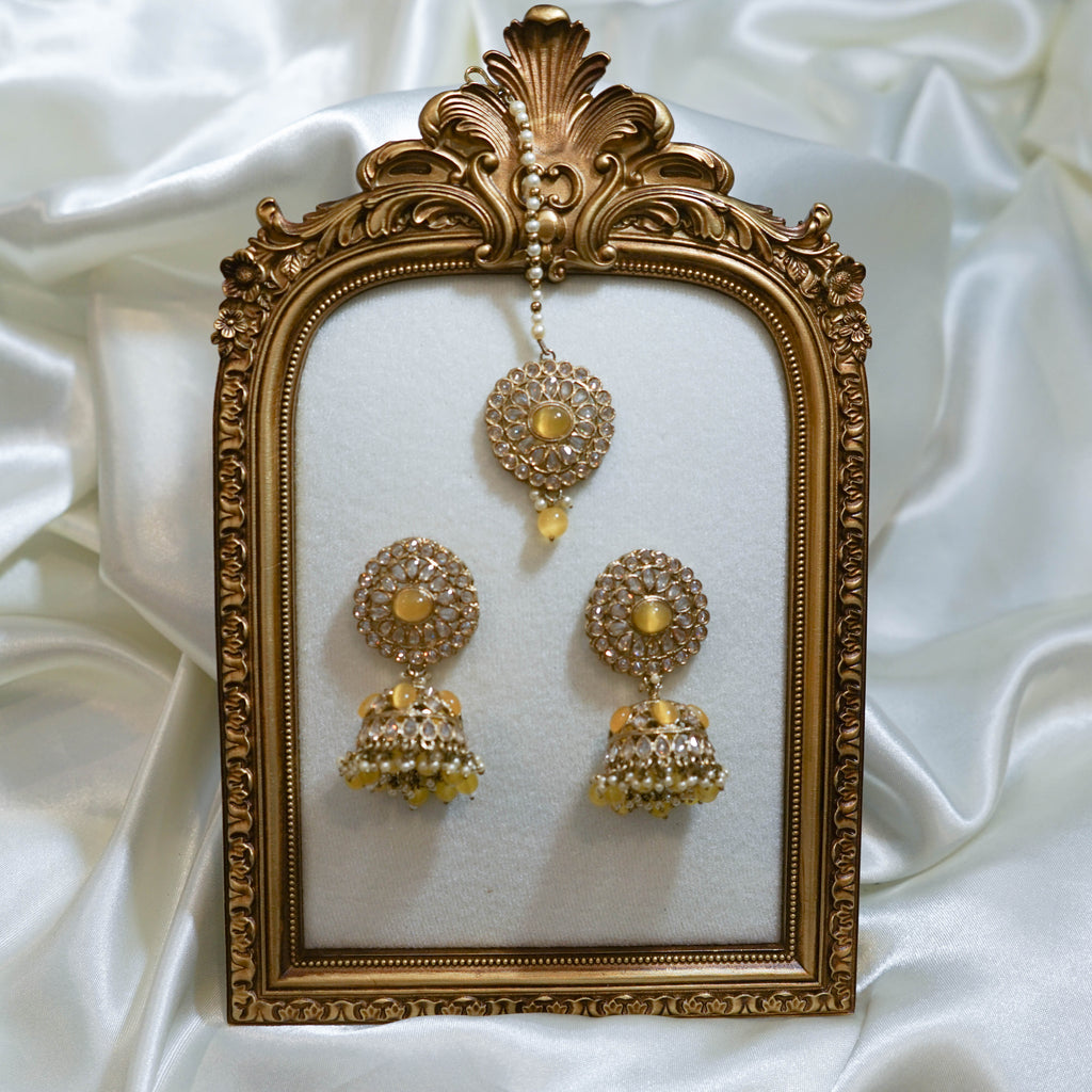 Jhumka Tikka & Earrings Set