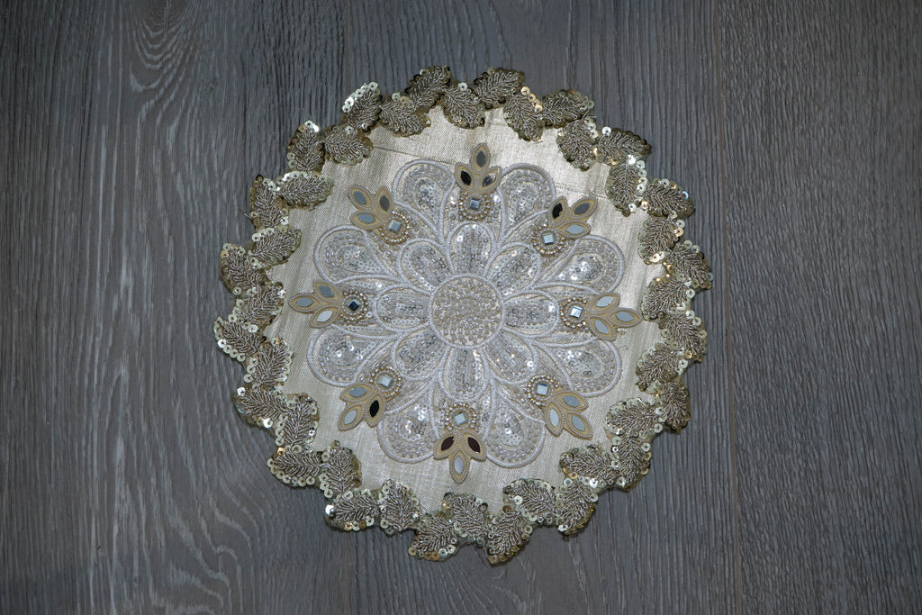 Golden Mid Size Rangoli Set