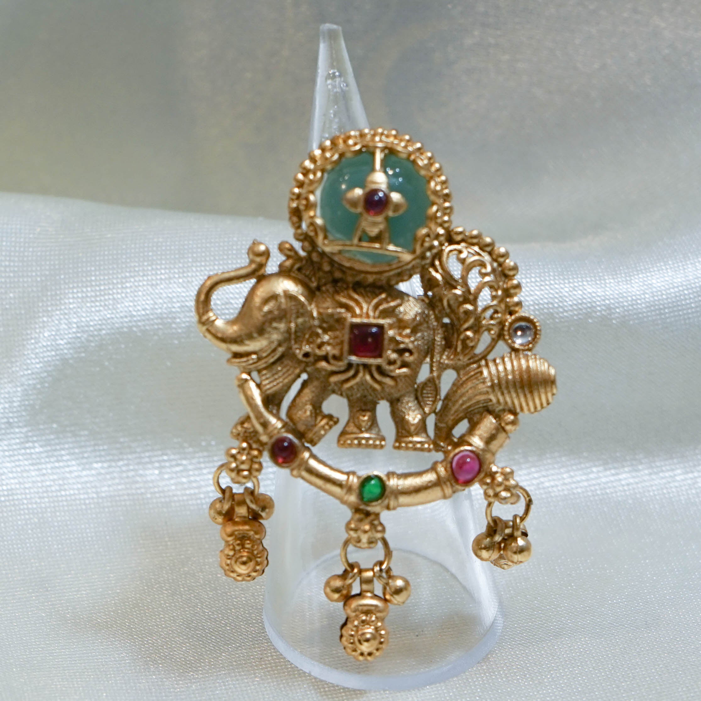Indian Temple Jewelry Elephant ring