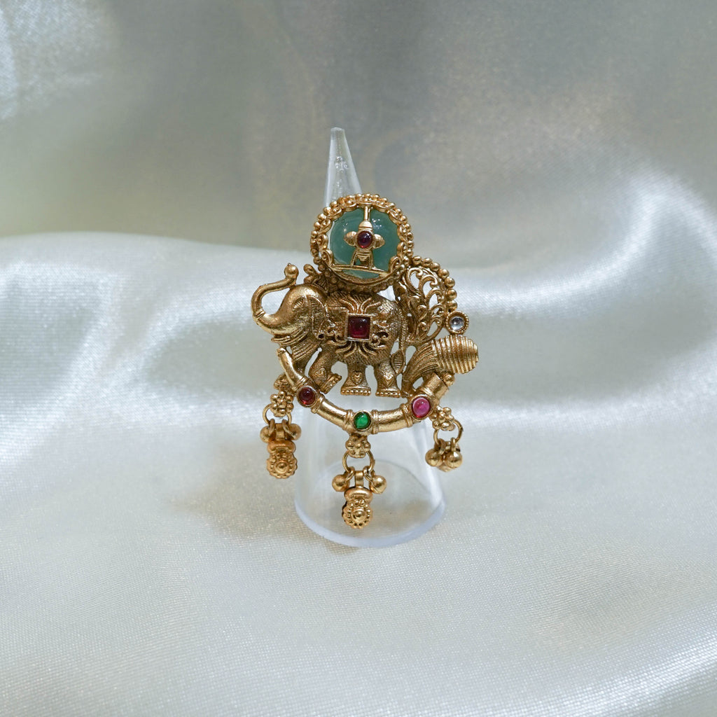 Indian Temple Jewelry Elephant ring