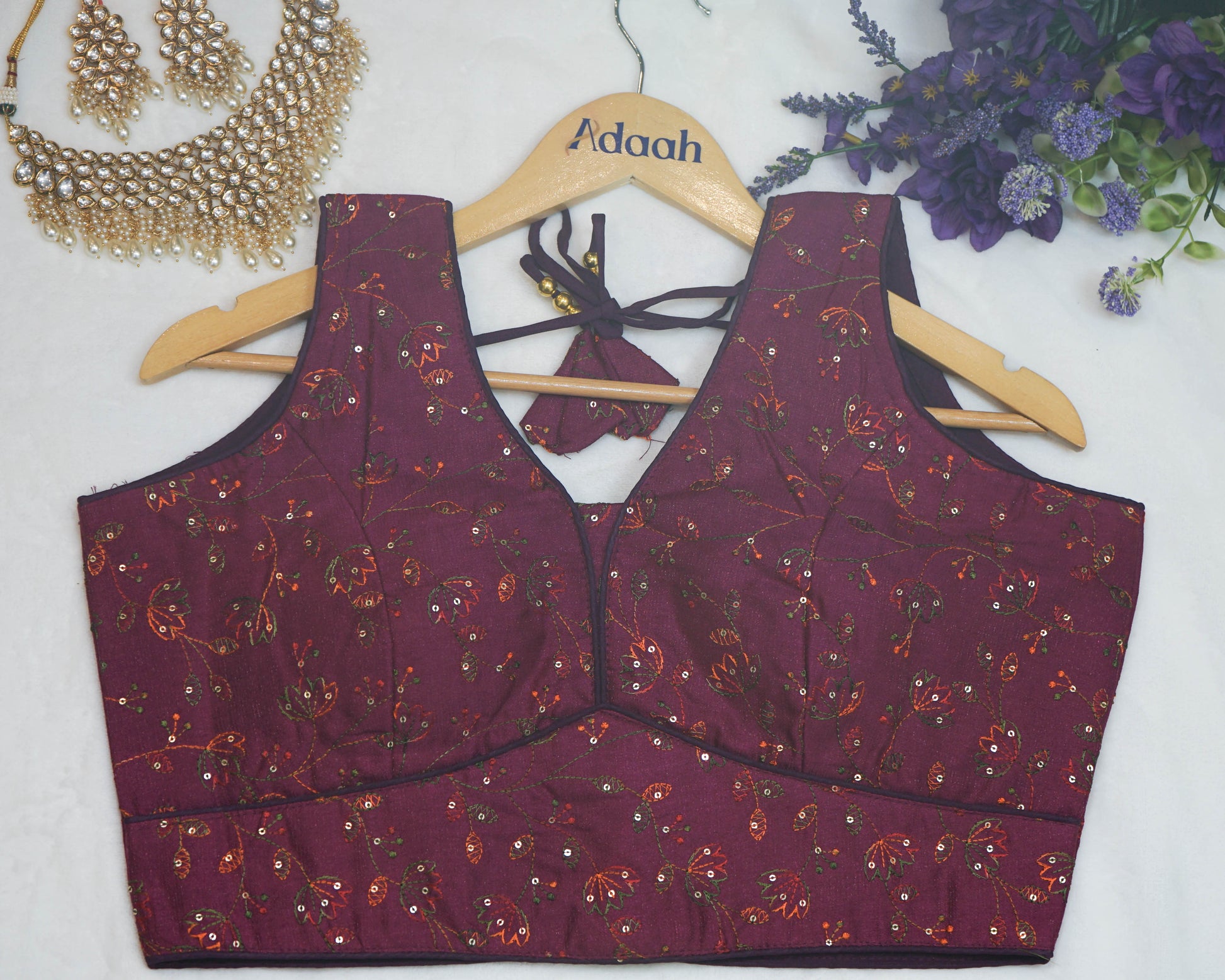 Floral Embroidered Blouse