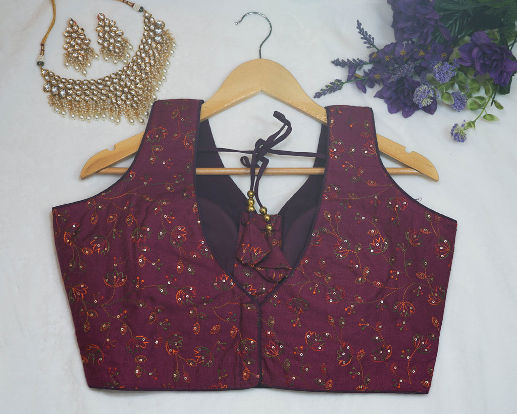 Floral Embroidered Blouse
