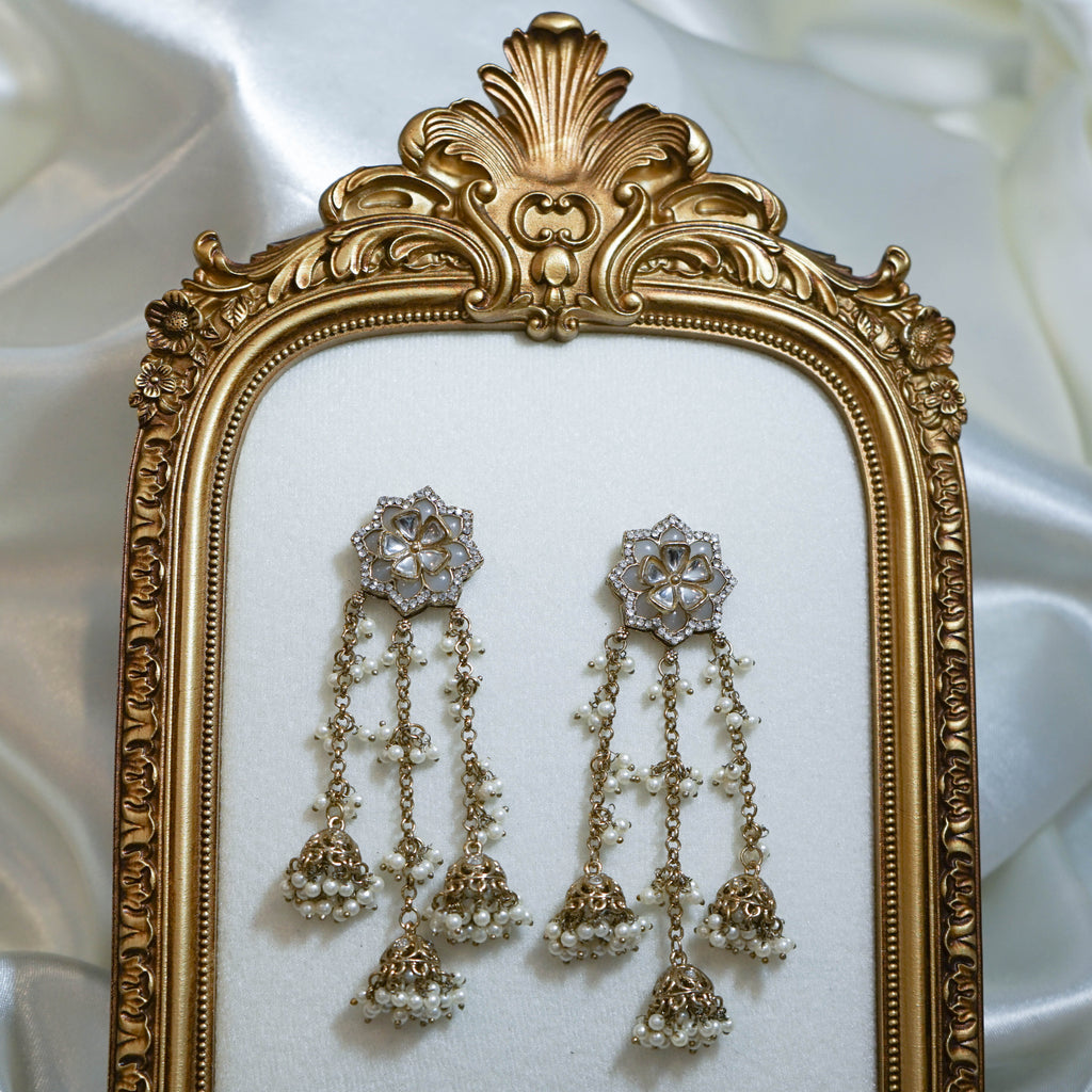 Floral Kashmiri Earrings