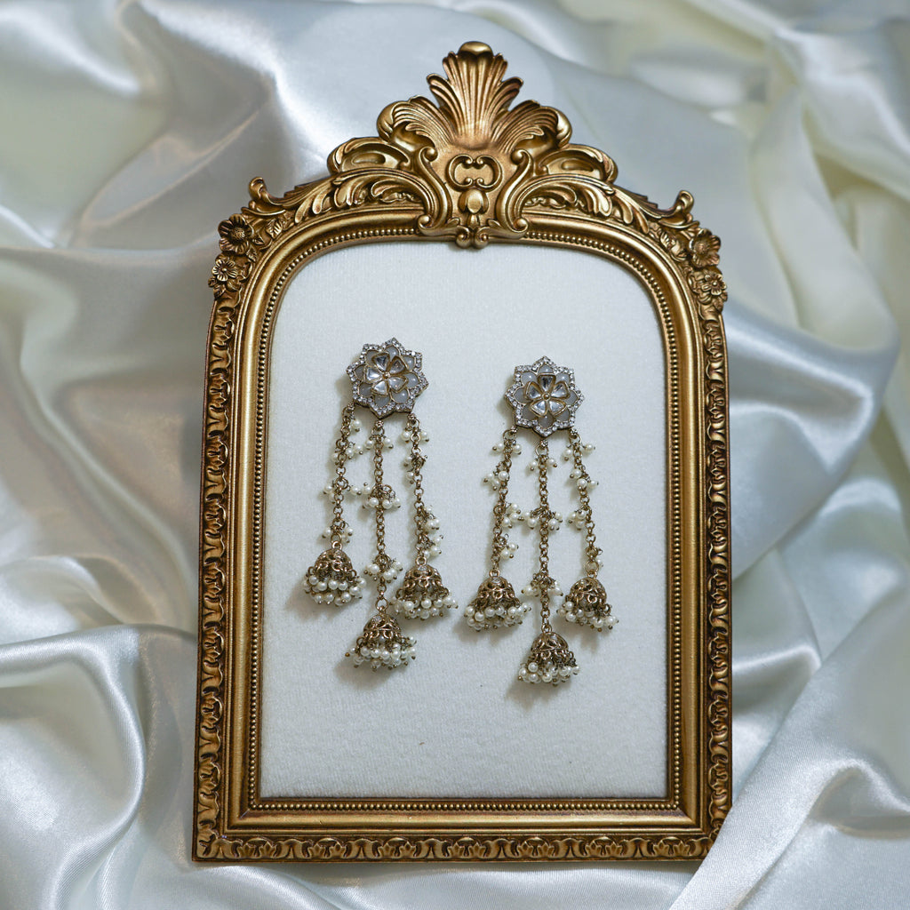 Floral Kashmiri Earrings