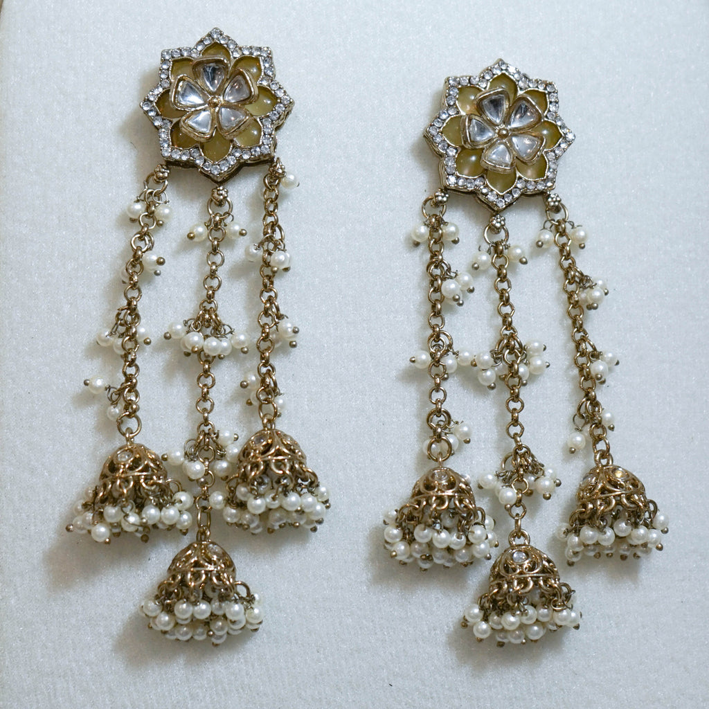 Floral Kashmiri Earrings