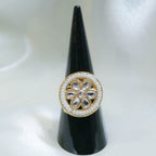 Indian Floral Statement Ring