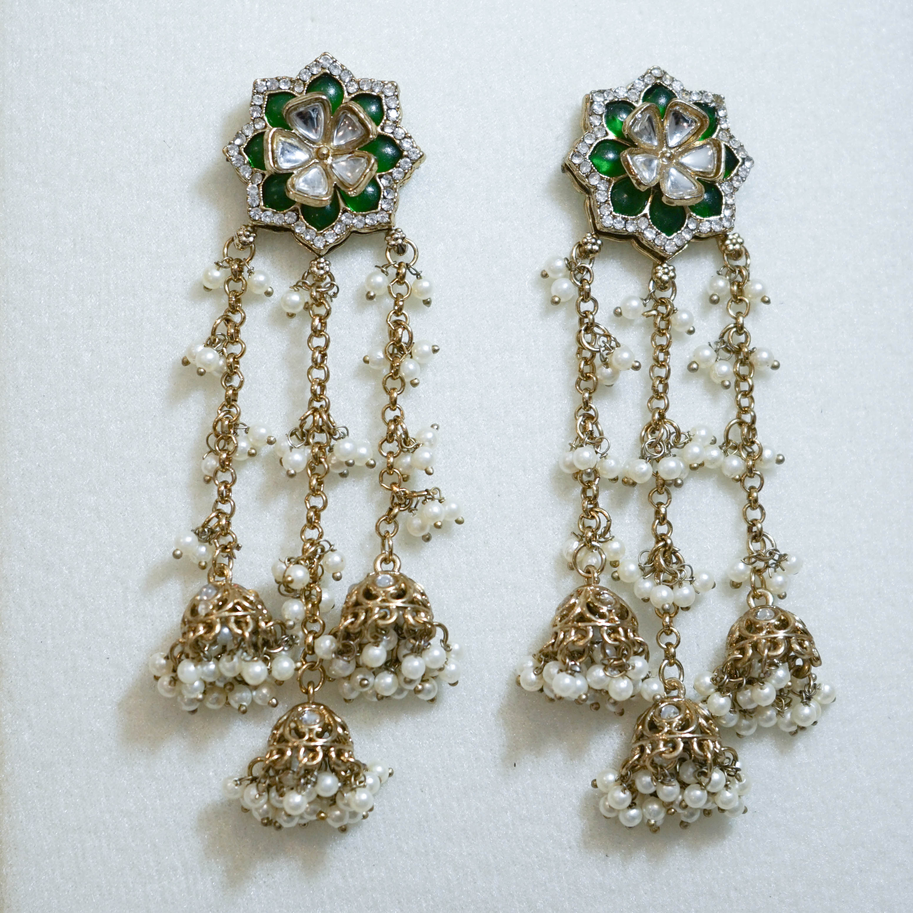 Floral Kashmiri Earrings