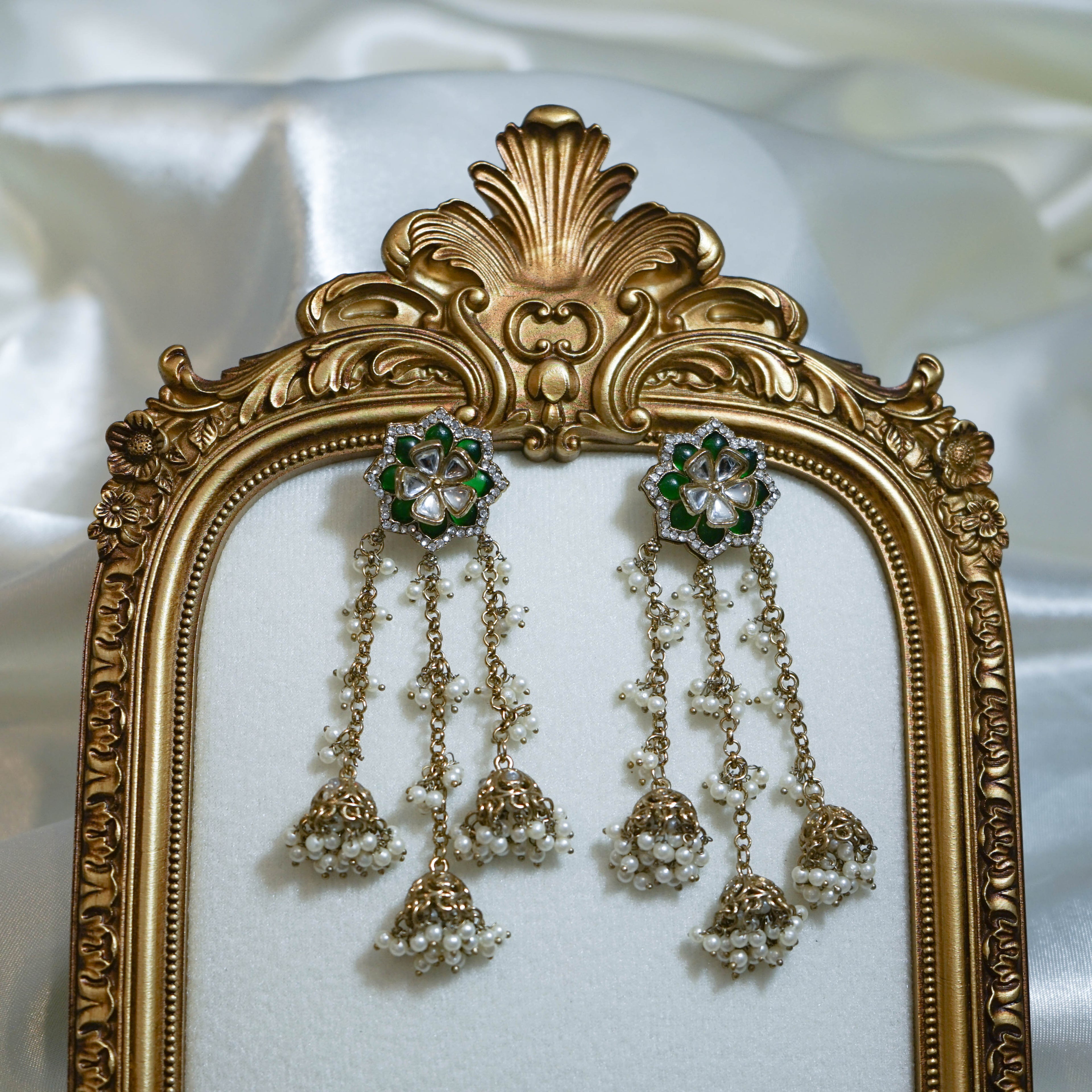 Floral Kashmiri Earrings