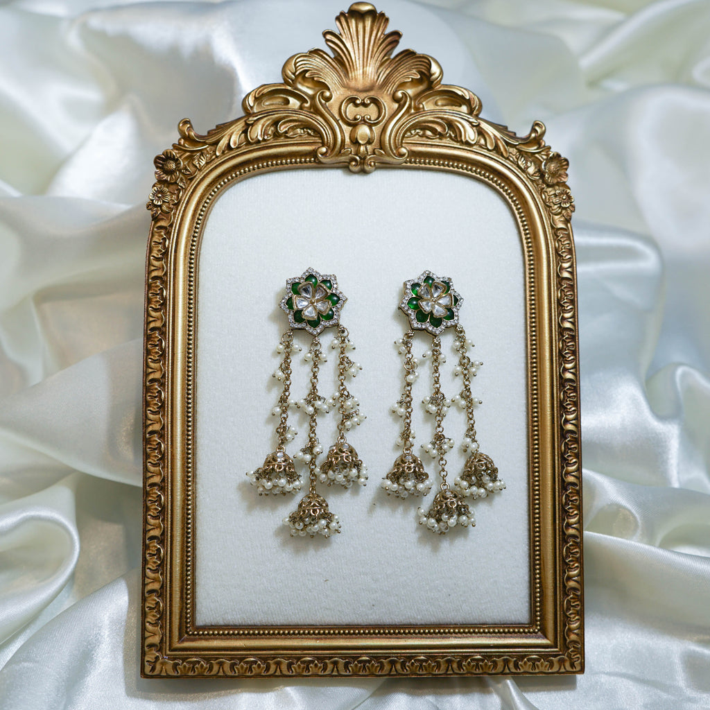 Floral Kashmiri Earrings