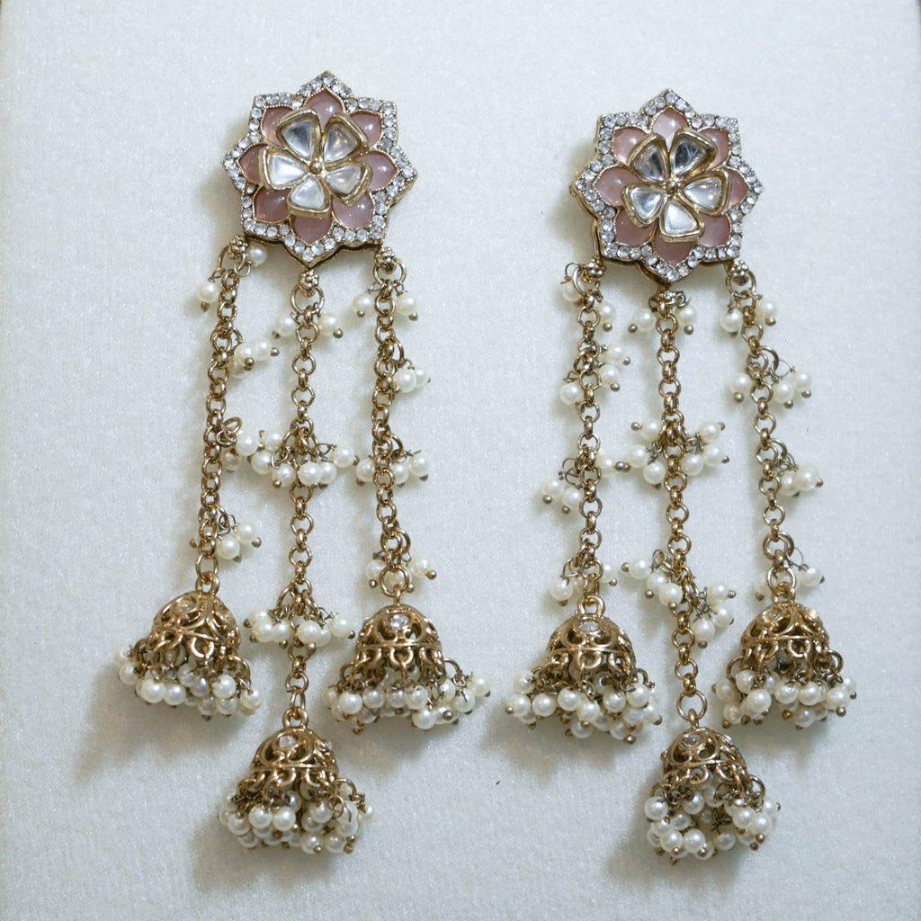 Floral Kashmiri Earrings