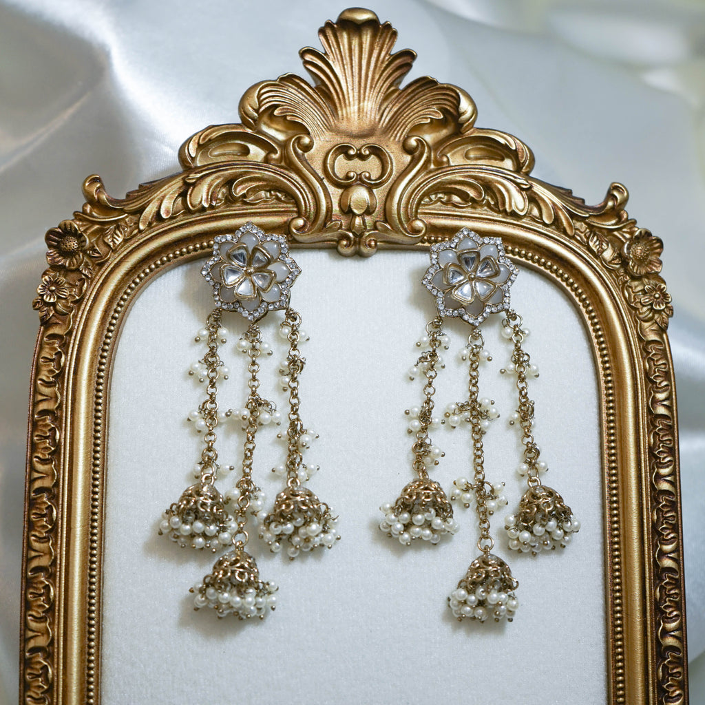 Floral Kashmiri Earrings