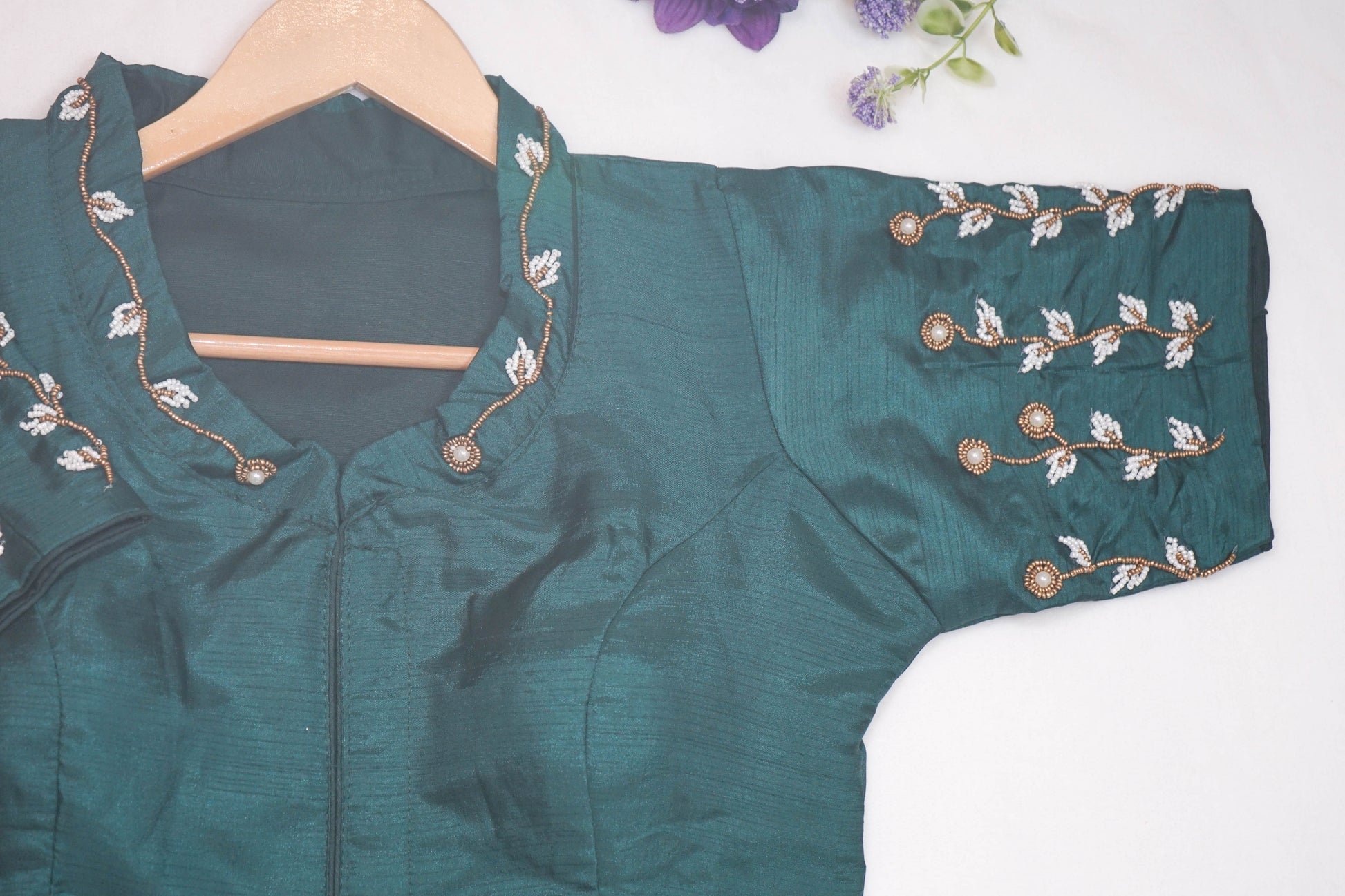 Beaded Vine Blouse
