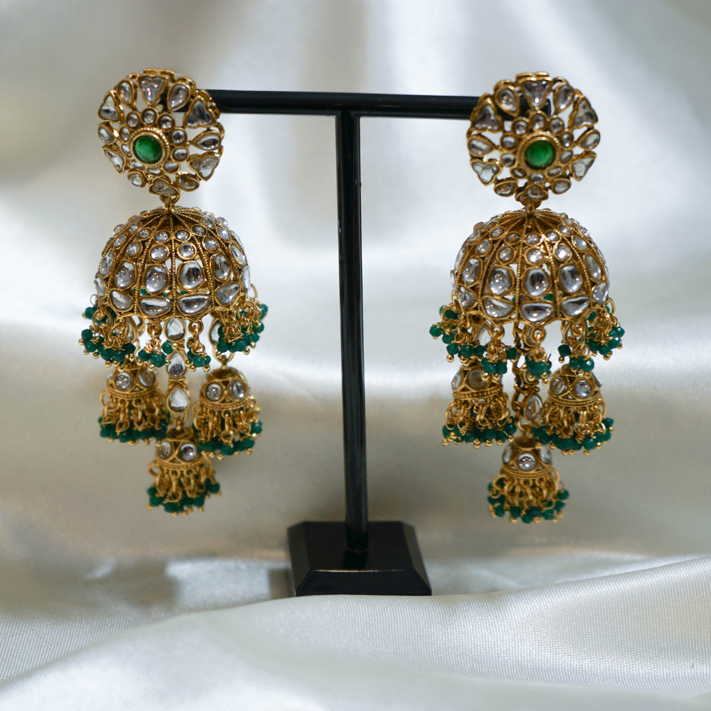 Jhumka Tikka & Earrings Set