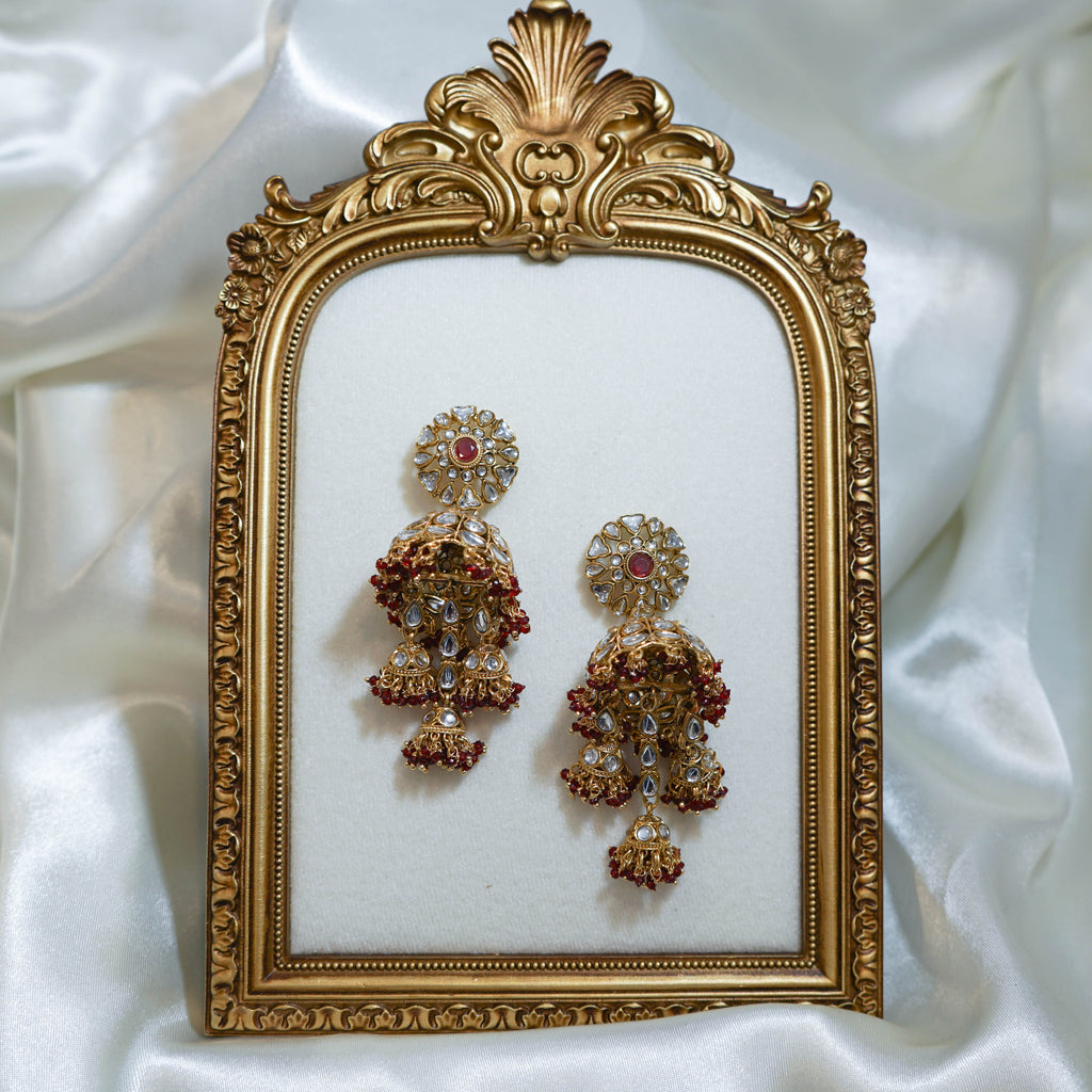 Jhumka Tikka & Earrings Set
