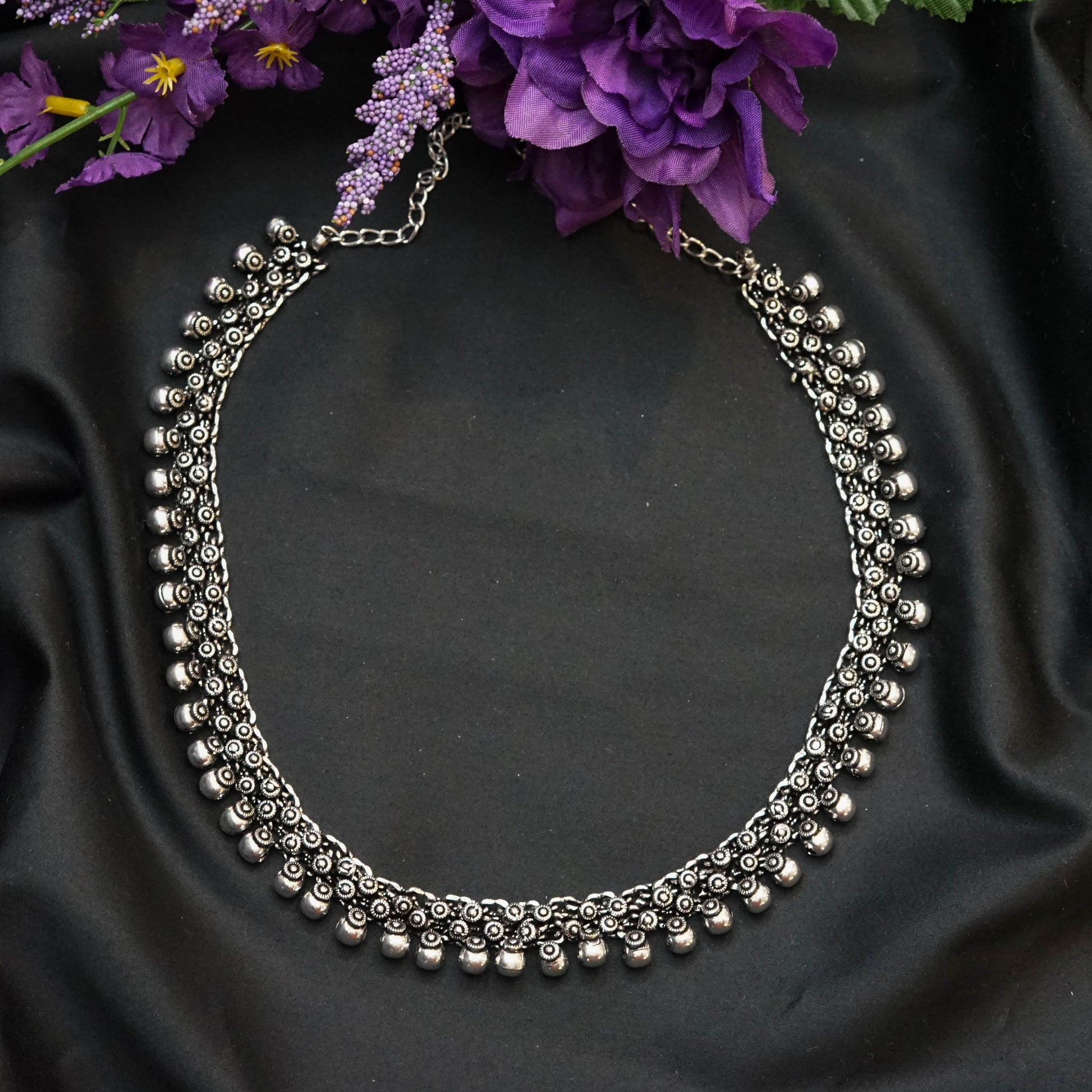 Long Silver Necklace