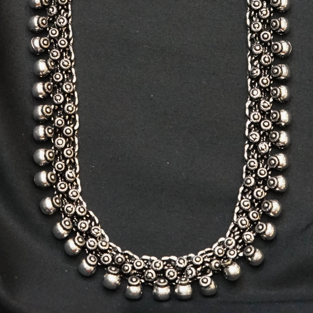Long Silver Necklace