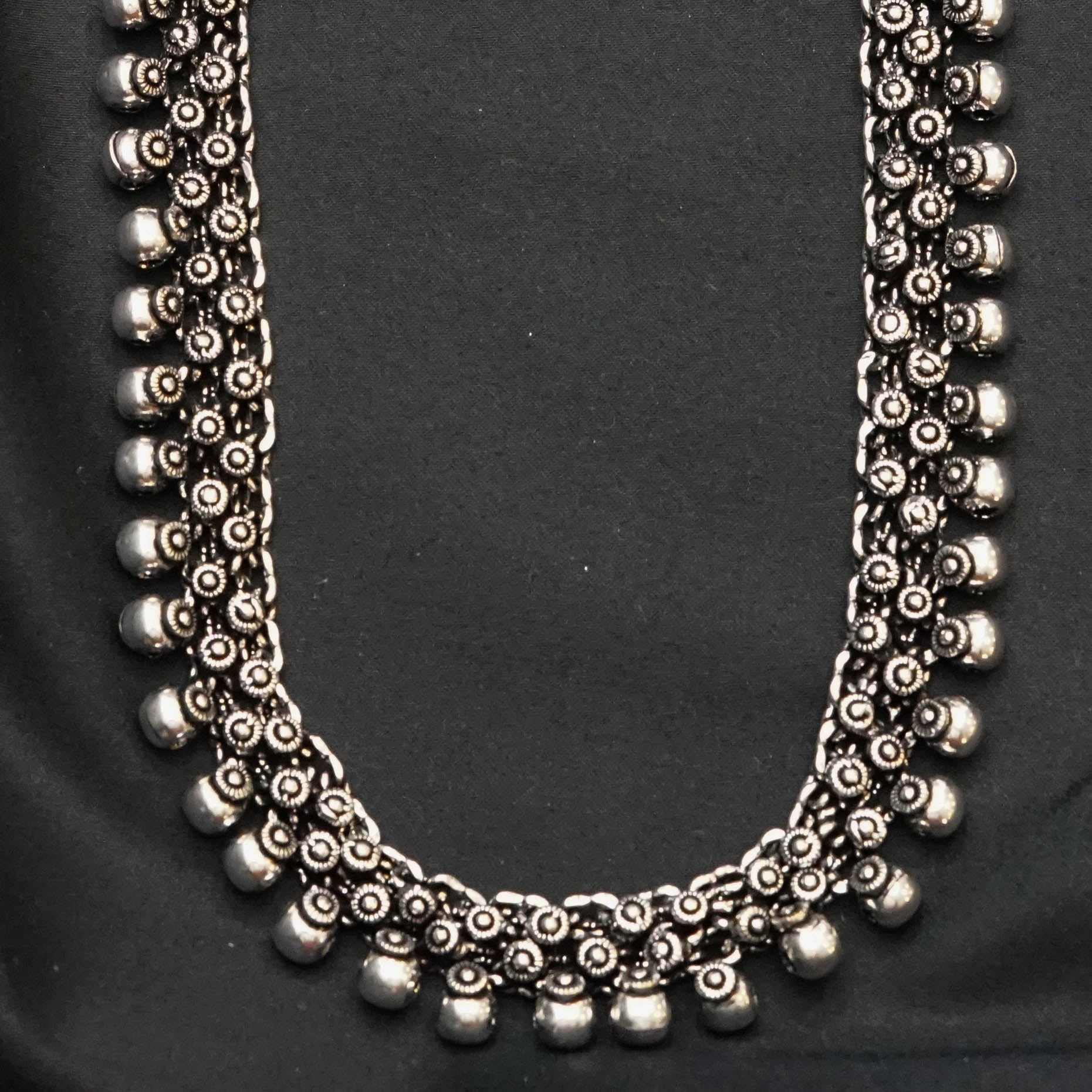 Long Silver Necklace
