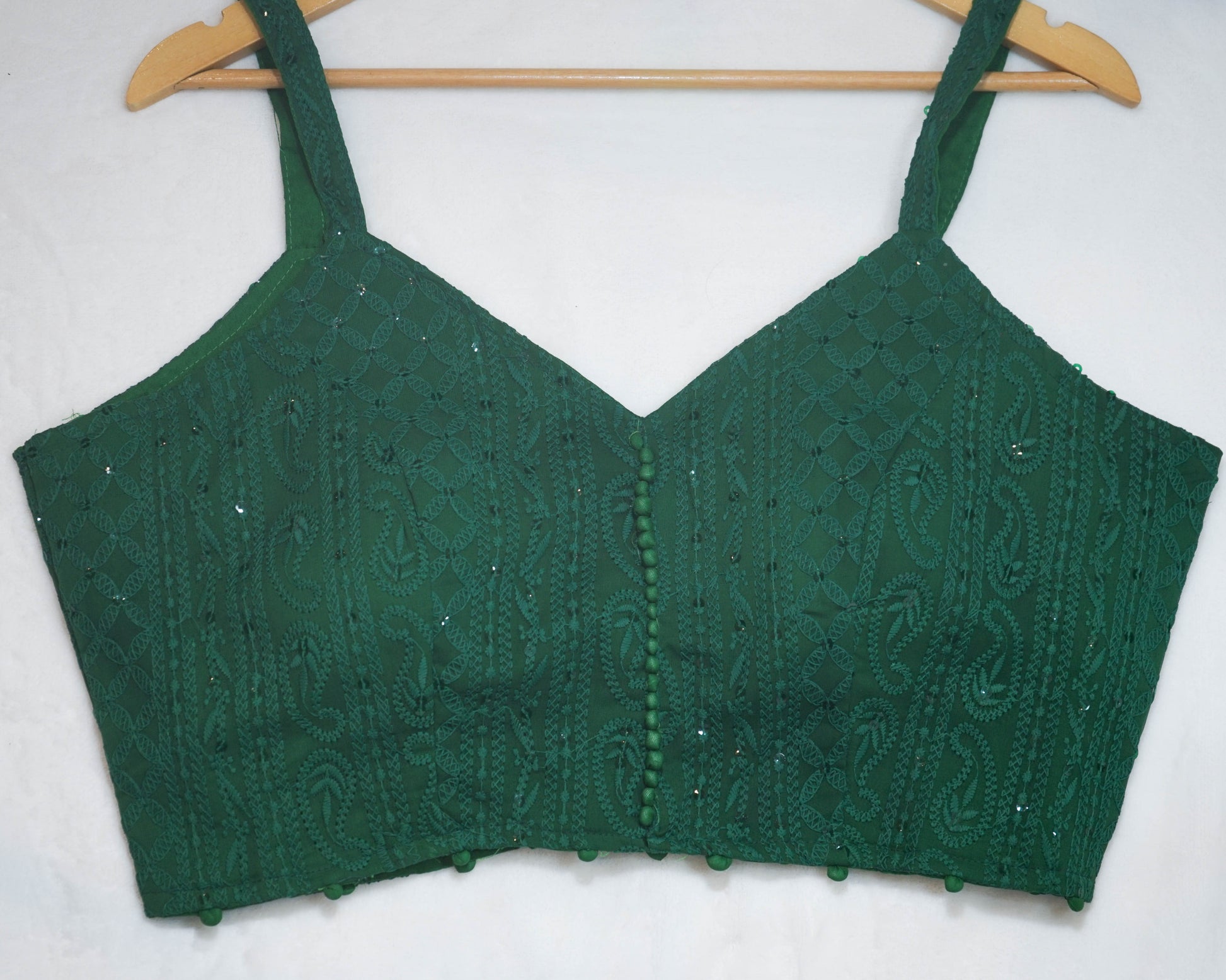 Lucknowi Embroidered Blouse