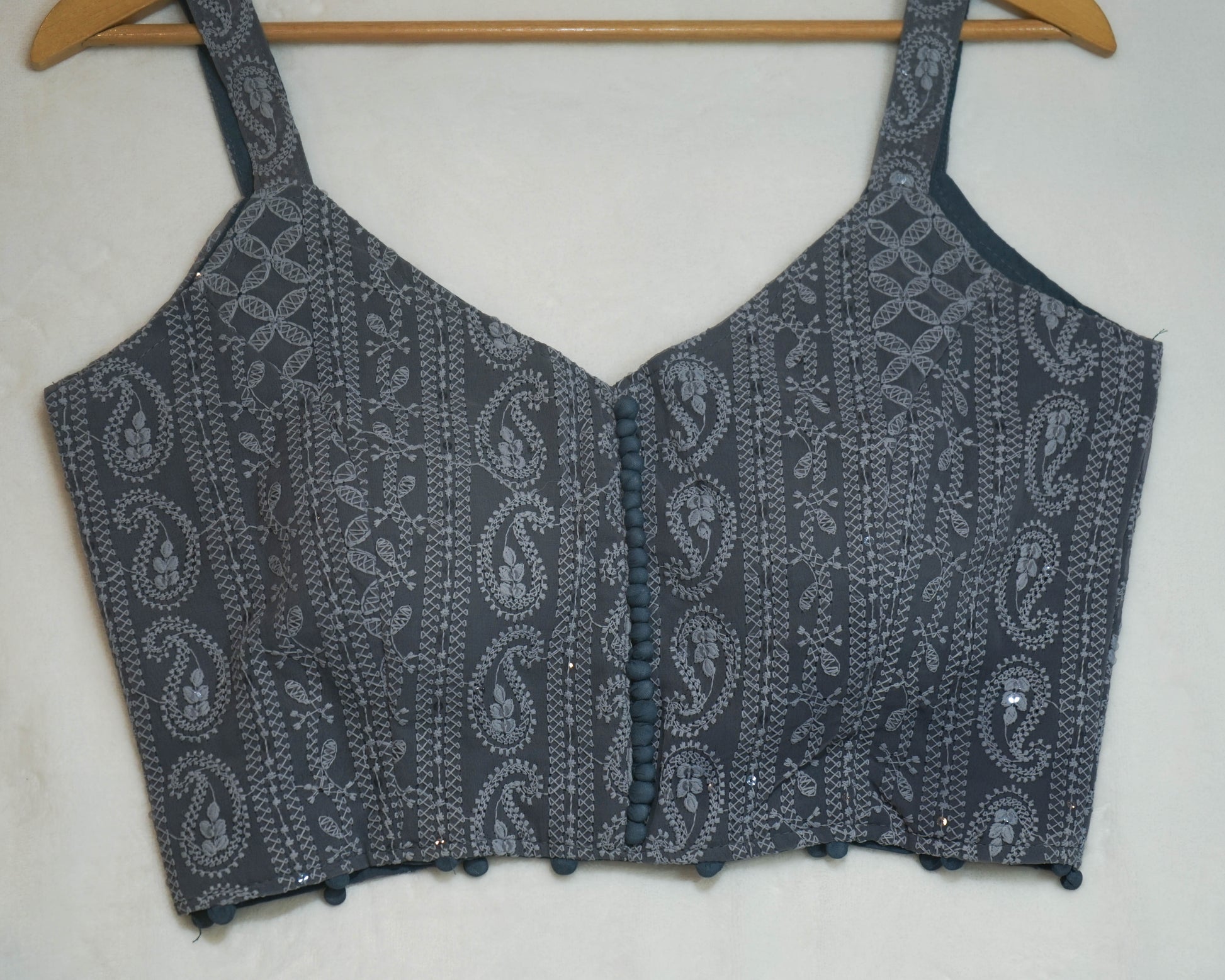 Lucknowi Embroidered Blouse