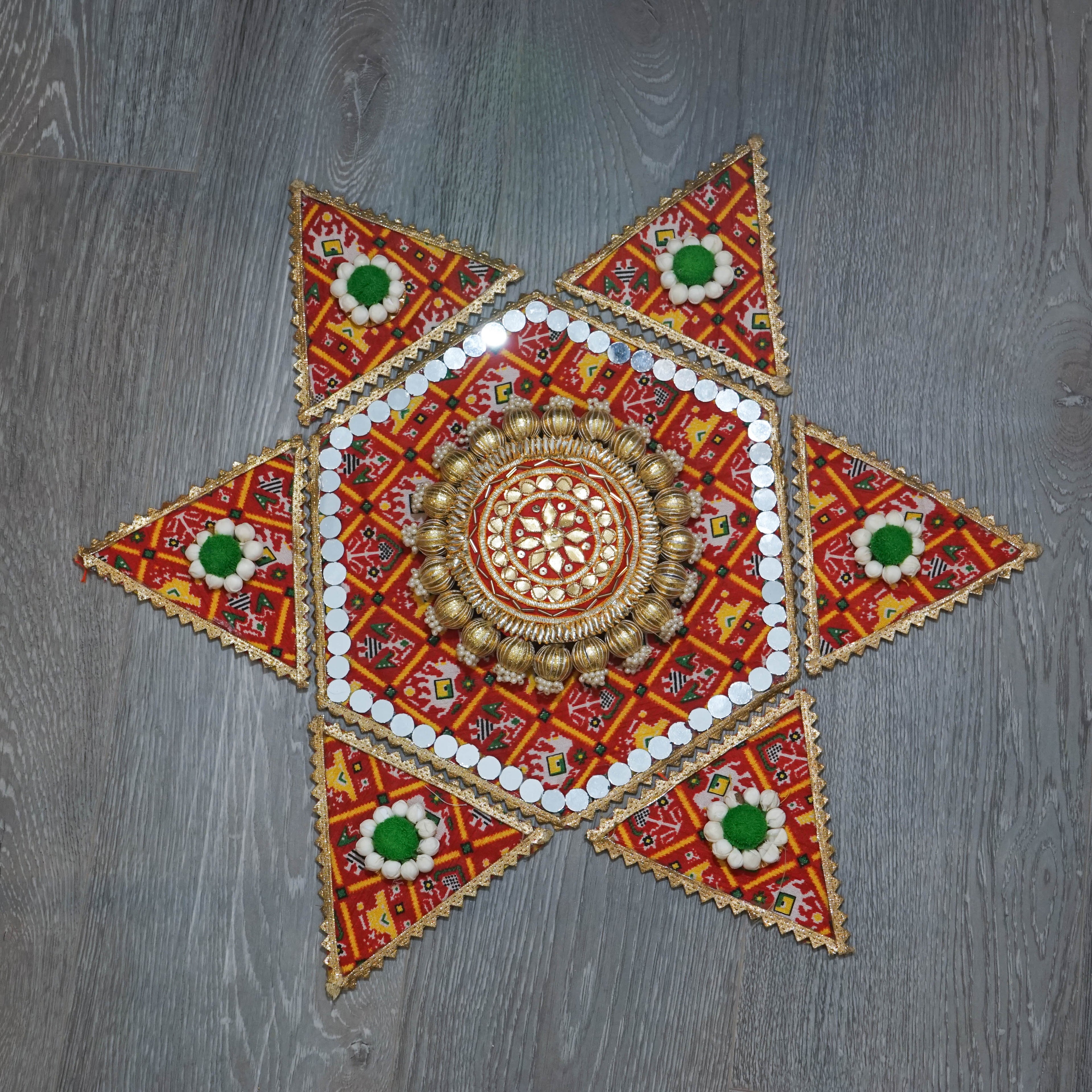 Large Pink Rangoli