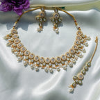 Moonlit Pearl Kundan Grace Set