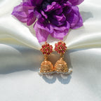 Ruby Petal Pearl Choker Set