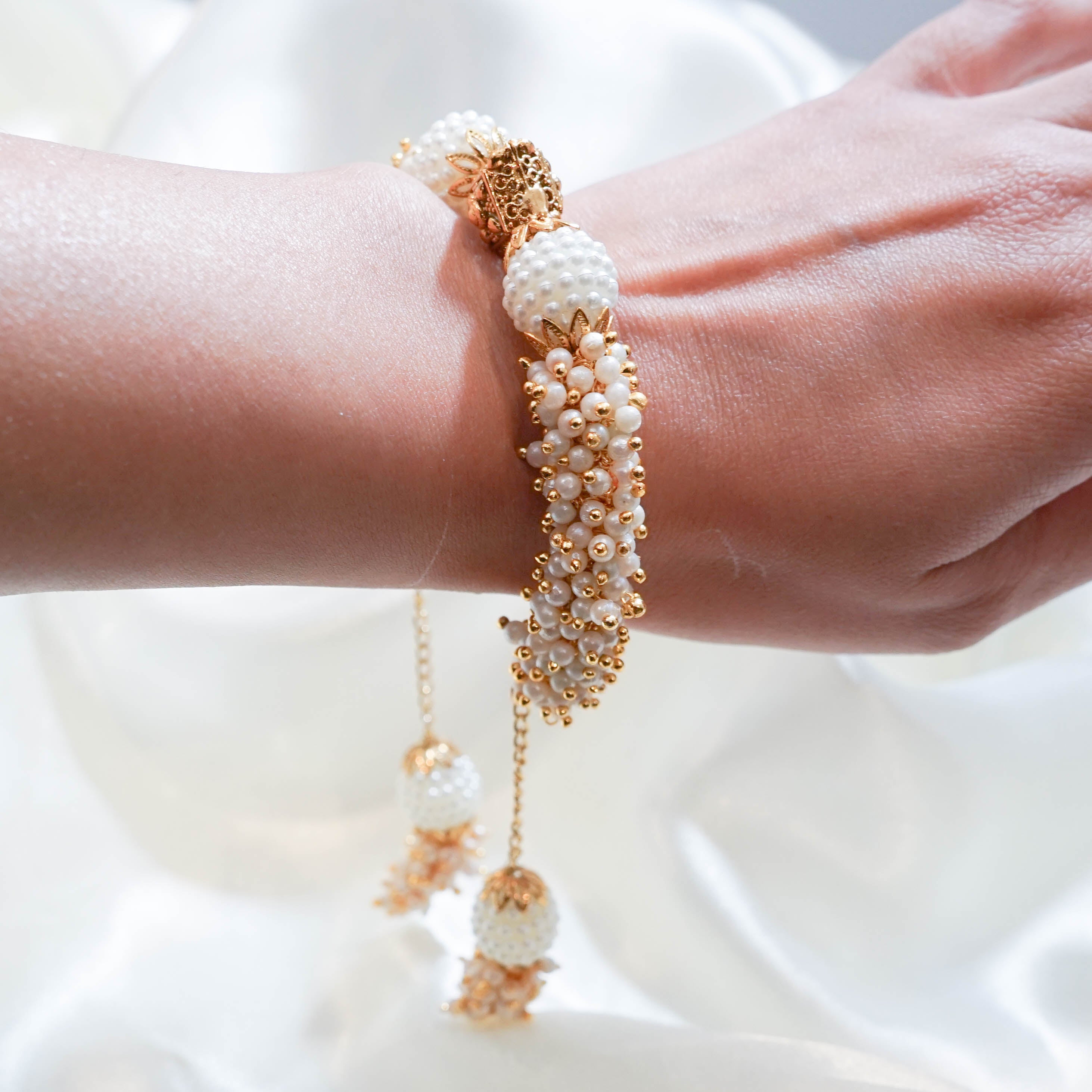 Indian Pearl Ball bracelet