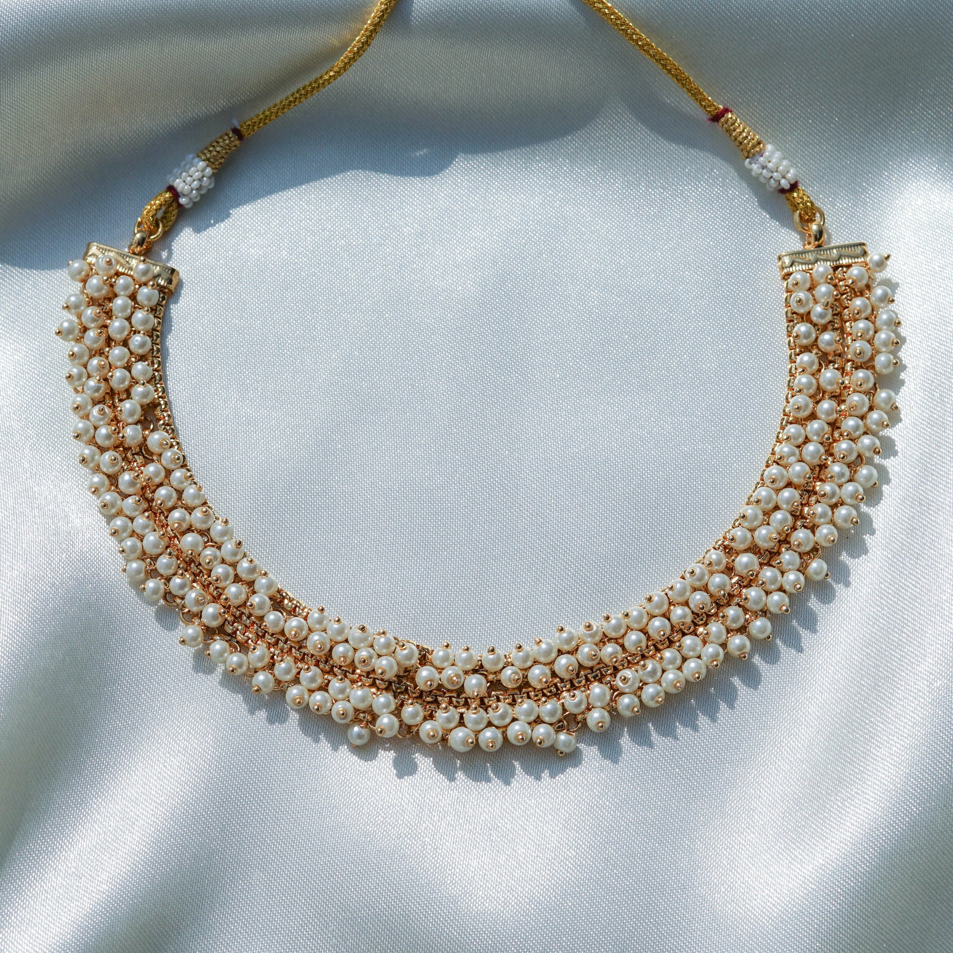 Timeless Pearl Jhumka Set